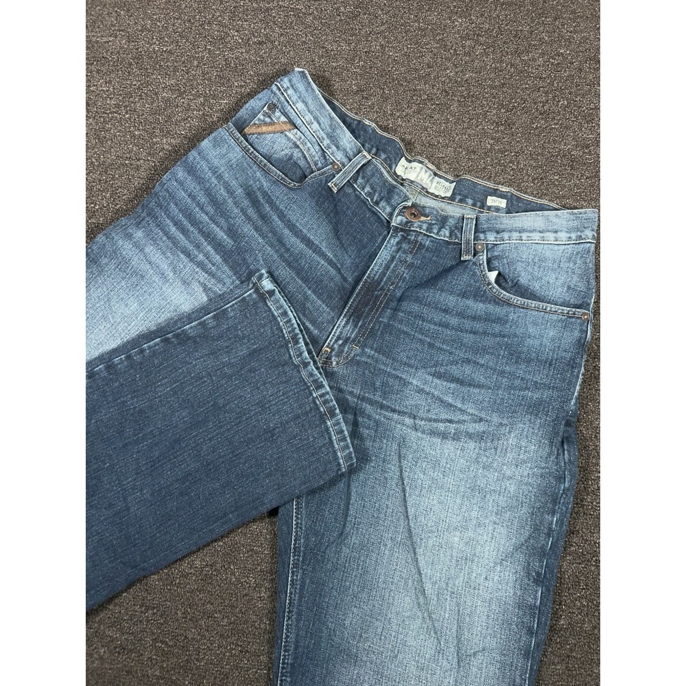Ariat Legacy M4 Relaxed Bootcut Jeans Men's 36x34 Blue Western Cowboy Cotton